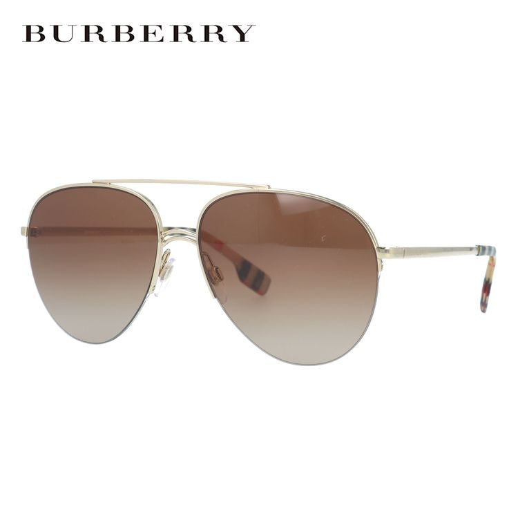 【国内正規品】バーバリー サングラス BURBERRY BE3113 110913 59サイズ ティアドロップ ユニセックス メンズ レディース