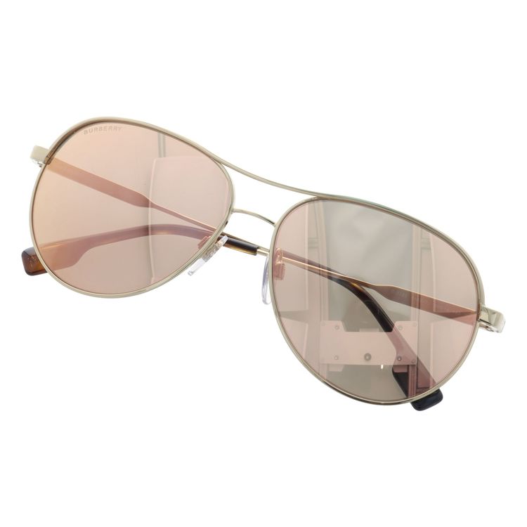 【国内正規品】バーバリー サングラス ミラーレンズ BURBERRY BE3122 11097J 59サイズ ティアドロップ ユニセックス メンズ レディース
