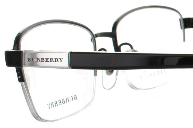 【訳あり・店頭展示品/外箱なし】【国内正規品】バーバリー 伊達メガネ 眼鏡 BURBERRY BE1288TD 1001(B1288TD) 55 ブラック アジアンフィット レディース メンズ ラッピング無料