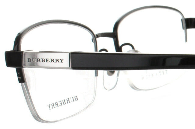 【訳あり・店頭展示品/外箱なし】【国内正規品】バーバリー 伊達メガネ 眼鏡 BURBERRY BE1288TD 1001（B1288TD） 55 ブラック アジアンフィット レディース メンズ ラッピング無料