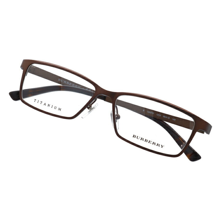【訳あり・店頭展示品/外箱なし】【国内正規品】バーバリー メガネ フレーム 眼鏡 BURBERRY BE1292TD 1212 56サイズ スクエア型 ブランド メンズ レディース アイウェア UVカット ギフト対応 ラッピング無料