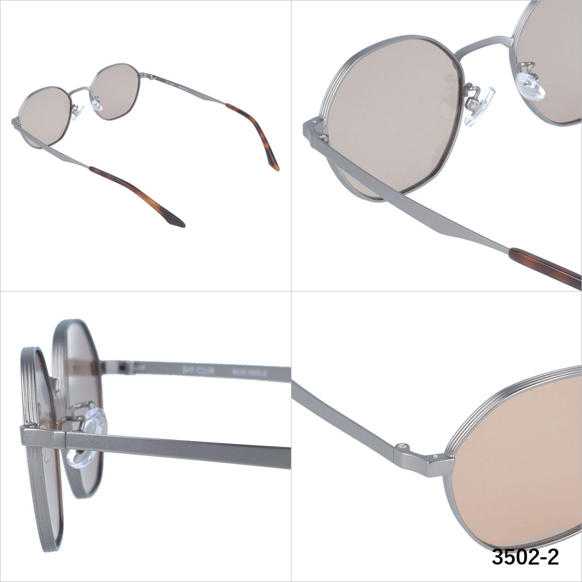 ベイクラブ サングラス アジアンフィット(フルフィット) 調整可能ノーズパッド(クリングス) BAY CLUB BCS 3502 50サイズ ヘキサゴン型 ユニセックス メンズ レディース