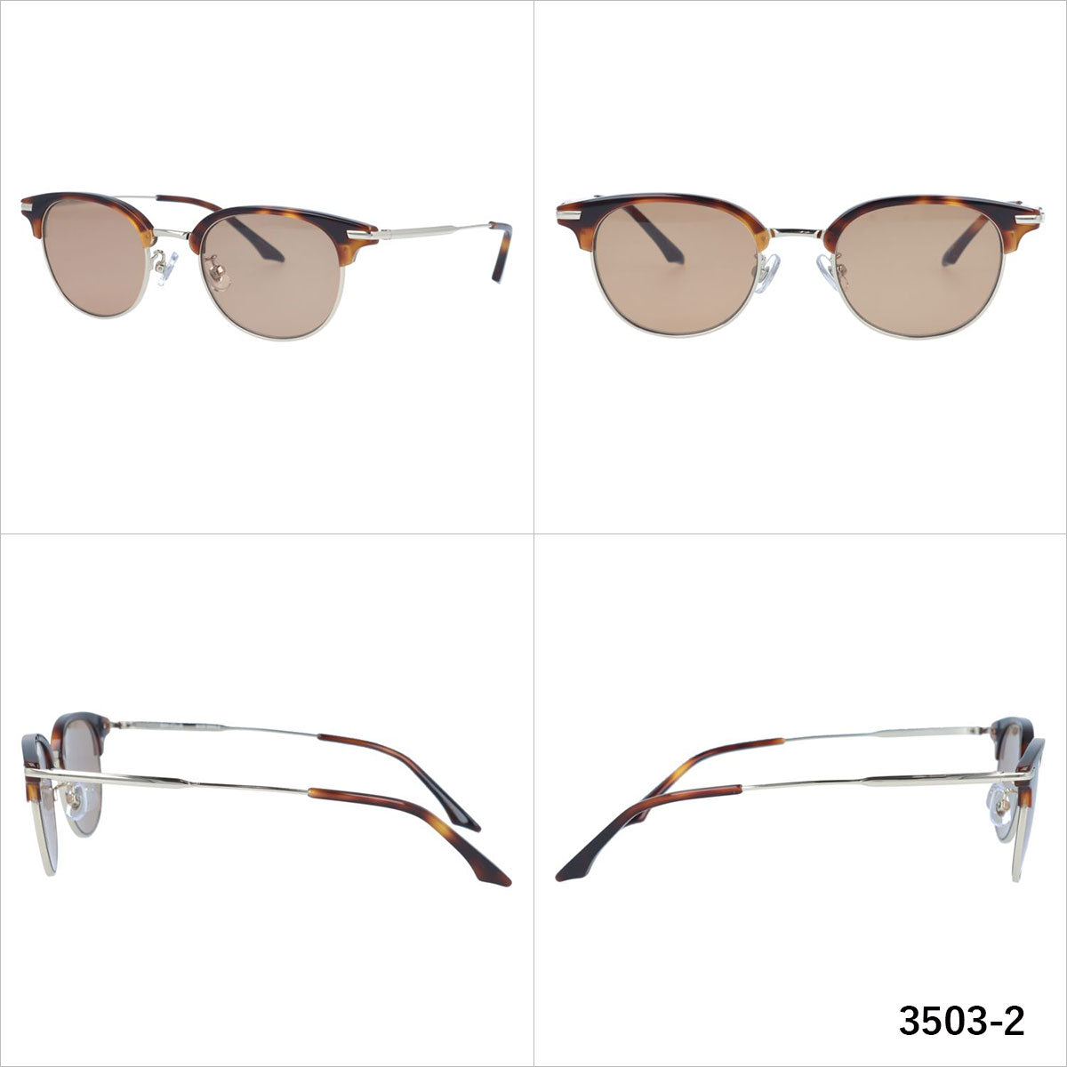 ベイクラブ サングラス アジアンフィット(フルフィット) 調整可能ノーズパッド(クリングス) BAY CLUB BCS 3503 49サイズ ブロー型 ユニセックス メンズ レディース