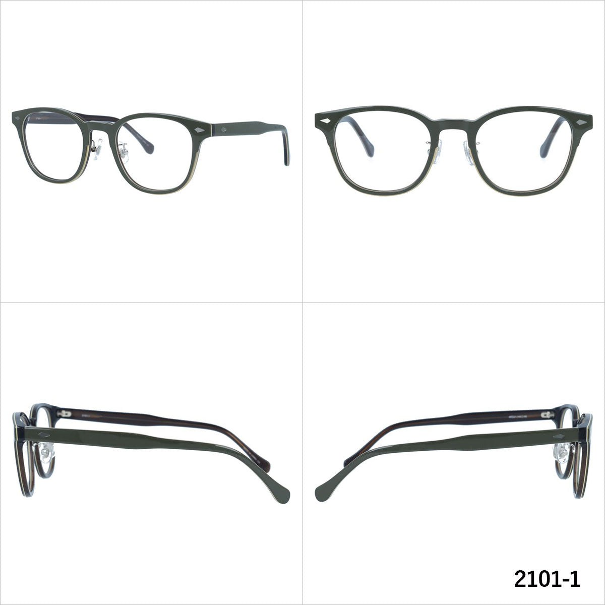 ベイクラブ メガネフレーム 伊達メガネ アジアンフィット(フルフィット) 調整可能ノーズパッド(クリングス) BAY CLUB BC 2101 48サイズ ウェリントン型 ユニセックス メンズ レディース