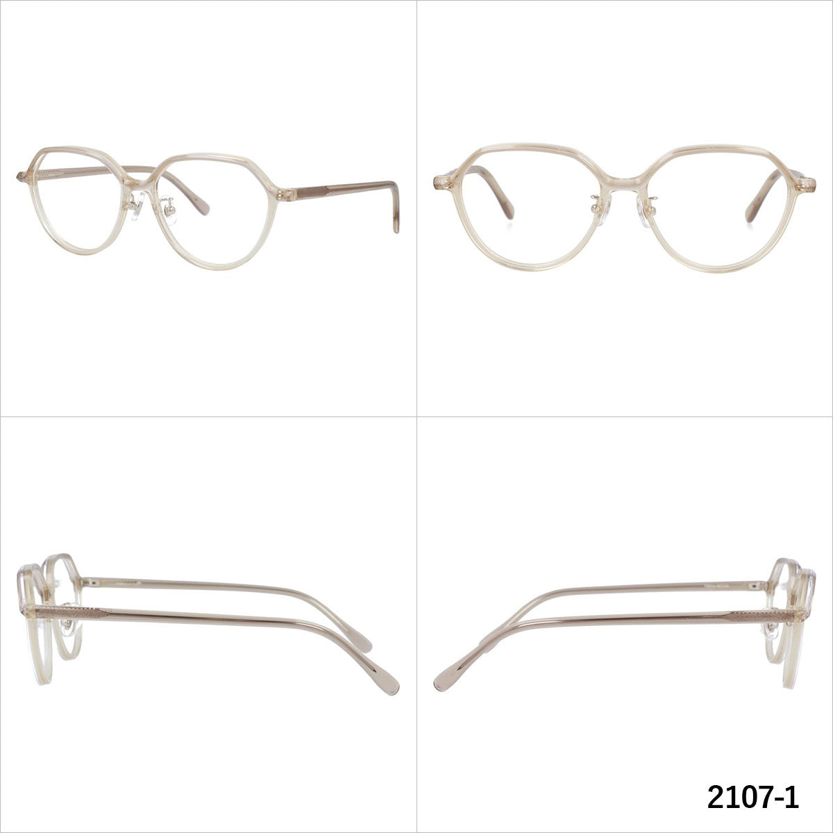 ベイクラブ メガネフレーム 伊達メガネ アジアンフィット(フルフィット) 調整可能ノーズパッド(クリングス) BAY CLUB BC 2107 52サイズ ボストン型 ユニセックス メンズ レディース