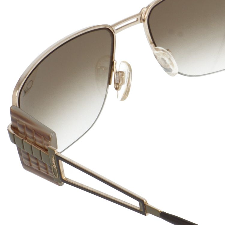 【訳あり・店頭展示品/付属品なし/外箱なし】 カザール サングラス CAZAL MOD.9009 986 58サイズ スクエア型 アウトレット品 ユニセックス メンズ レディース