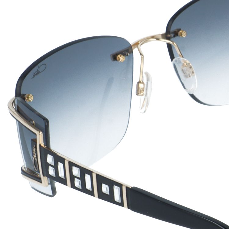 【訳あり・店頭展示品/付属品なし/外箱なし】 カザール サングラス CAZAL MOD.9057 C001 57サイズ スクエア型 アウトレット品 ユニセックス メンズ レディース