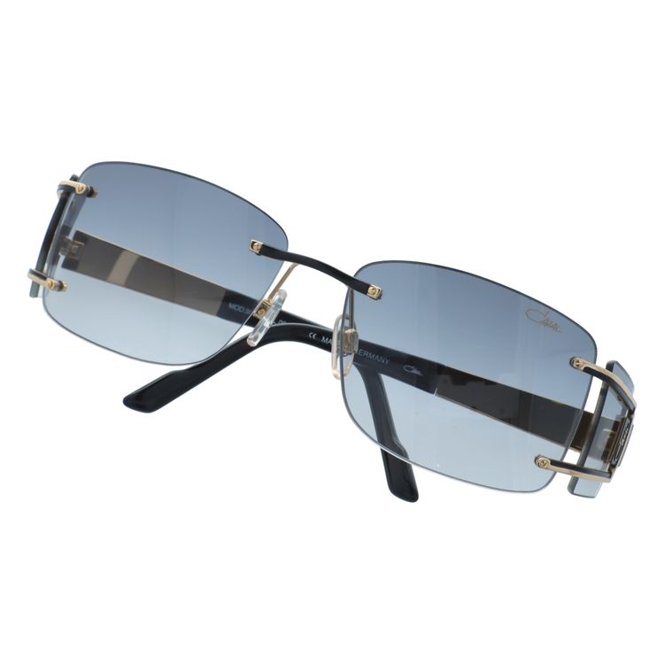 【訳あり・店頭展示品/付属品なし/外箱なし】 カザール サングラス CAZAL MOD.9057 C001 57サイズ スクエア型 アウトレット品 ユニセックス メンズ レディース