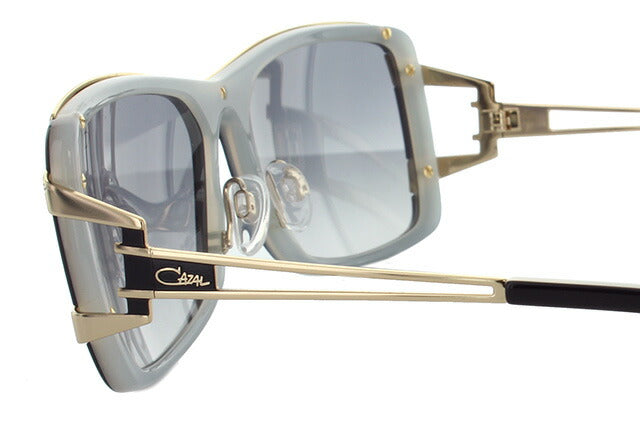 【国内正規品】カザール CAZAL サングラス MOD.8019/1 C001 57 ブラック/ゴールド メンズ レディース スクエア型 UVカット ラッピング無料