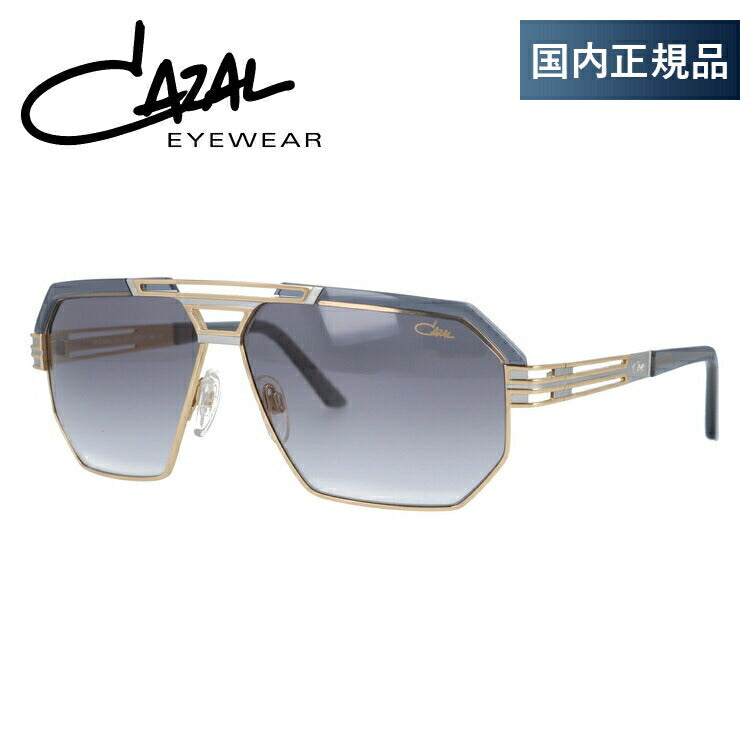 【国内正規品】カザール サングラス CAZAL 9082 003 63サイズ スクエア(ダブルブリッジ) ユニセックス メンズ レディース ラッピング無料