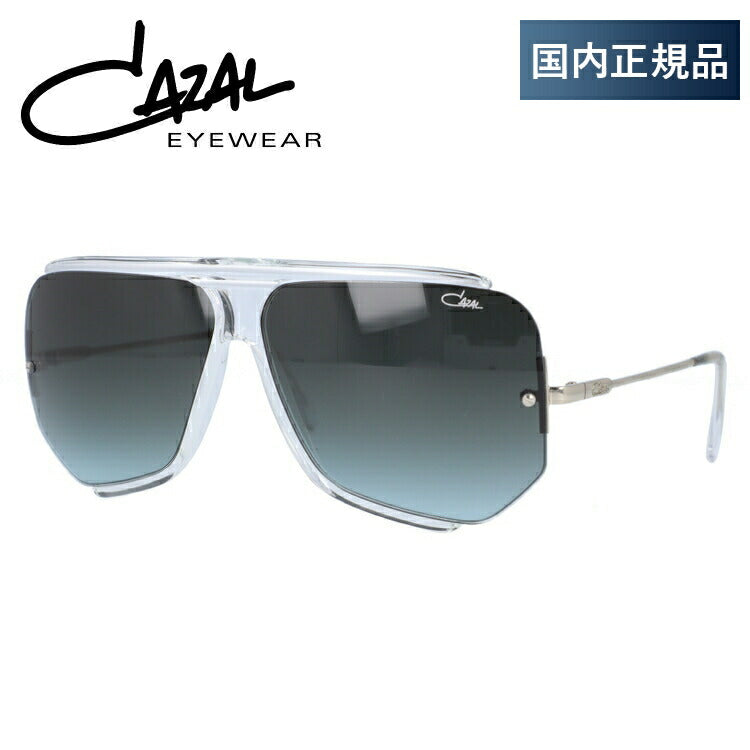 【国内正規品】カザール サングラス レジェンズ レギュラーフィット CAZAL LEGENDS MOD.850 003 64サイズ スクエア(ハーフリム) ユニセックス メンズ レディース ラッピング無料