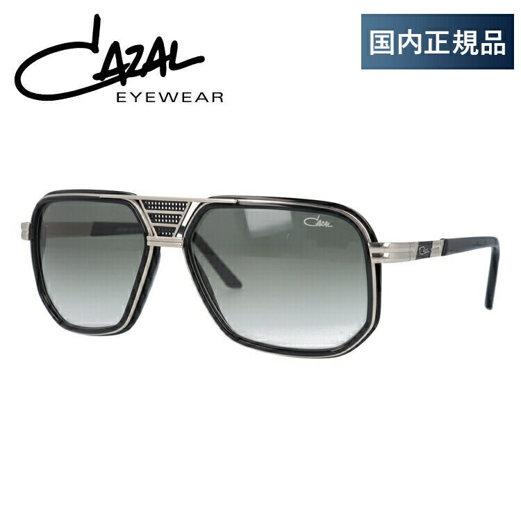 【国内正規品】カザール サングラス レジェンズ レギュラーフィット CAZAL LEGENDS MOD.666 002 61サイズ ウェリントン型 ユニセックス メンズ レディース ラッピング無料