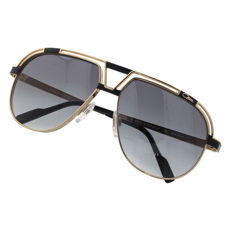 【国内正規品】 カザール サングラス カラーレンズ メンズ レディース UVカット CAZAL ブランド MOD.9100 001 61 ティアドロップ | 紫外線 対策 おすすめ 人気 プレゼント 運転 ドライブ レジャー キャンプ アウトドア 釣り フィッシング 海 川 山 春 夏 秋 冬 ランニング