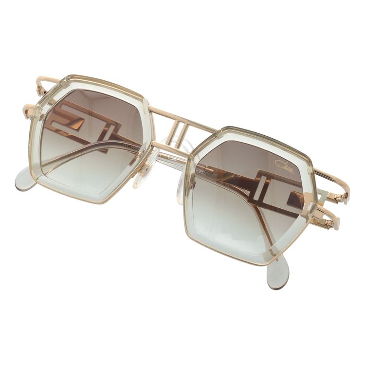 【国内正規品】カザール サングラス レジェンズ CAZAL LEGENDS MOD.677 003 46サイズ ヘキサゴン ユニセックス メンズ レディース