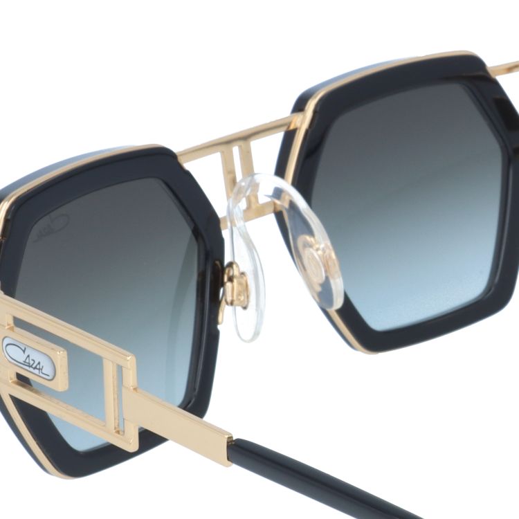 【国内正規品】カザール サングラス レジェンズ CAZAL LEGENDS MOD.677 001 46サイズ ヘキサゴン ユニセックス メンズ レディース