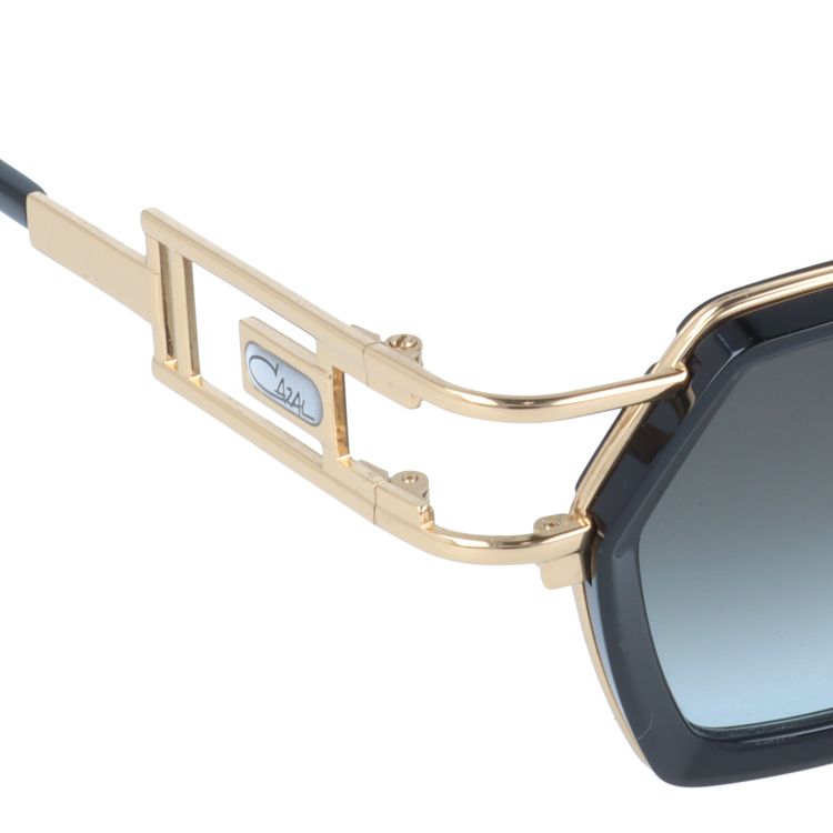 【国内正規品】カザール サングラス レジェンズ CAZAL LEGENDS MOD.677 001 46サイズ ヘキサゴン ユニセックス メンズ レディース