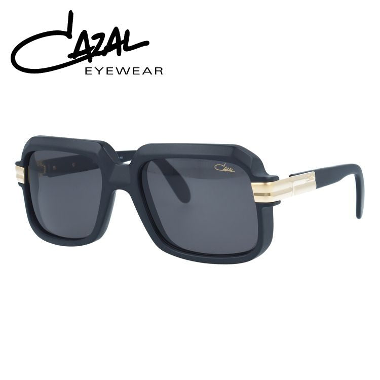 【国内正規品】カザール サングラス レジェンズ レギュラーフィット CAZAL LEGENDS MOD.607/3 011 56サイズ スクエア型 ユニセックス メンズ レディース 度付き対応