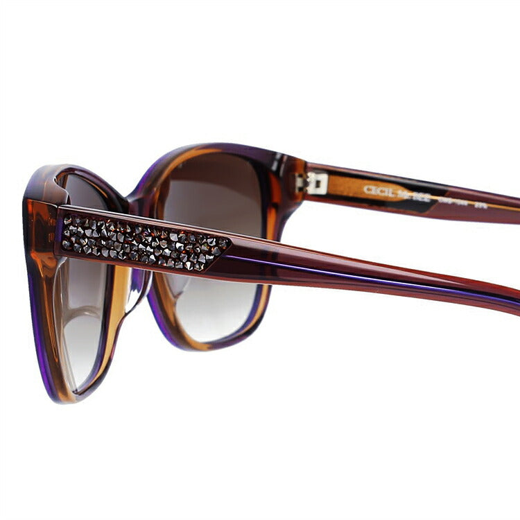 レディース サングラス CECIL McBEE セシルマクビー CMS 1044-3 55サイズ アジアンフィット ウェリントン型 女性 UVカット 紫外線 対策 ブランド 眼鏡 メガネ アイウェア 人気 おすすめ ラッピング無料