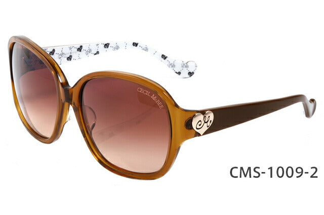 レディース サングラス CECIL McBEE セシルマクビー CMS 1009 全3色 60サイズ アジアンフィット 女性 UVカット 紫外線 対策 ブランド 眼鏡 メガネ アイウェア 人気 おすすめ ラッピング無料