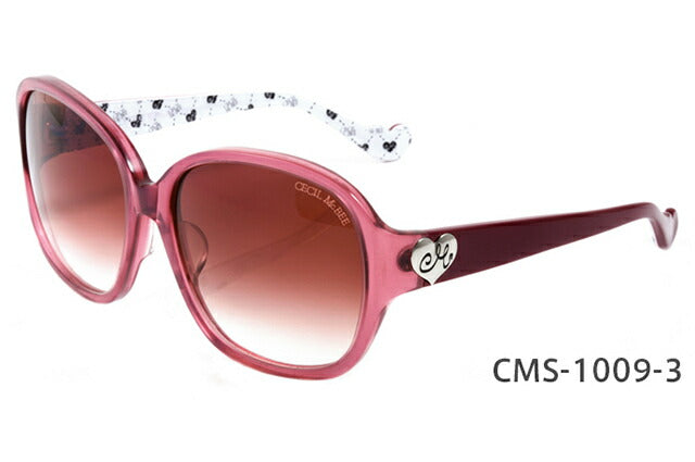 レディース サングラス CECIL McBEE セシルマクビー CMS 1009 全3色 60サイズ アジアンフィット 女性 UVカット 紫外線 対策 ブランド 眼鏡 メガネ アイウェア 人気 おすすめ ラッピング無料