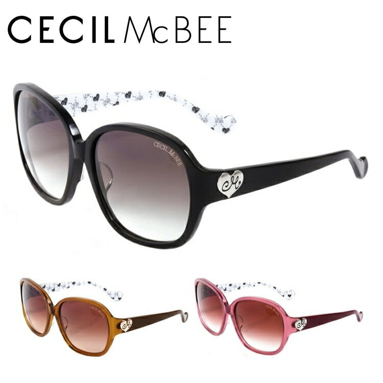 レディース サングラス CECIL McBEE セシルマクビー CMS 1009 全3色 60サイズ アジアンフィット 女性 UVカット 紫外線 対策 ブランド 眼鏡 メガネ アイウェア 人気 おすすめ ラッピング無料