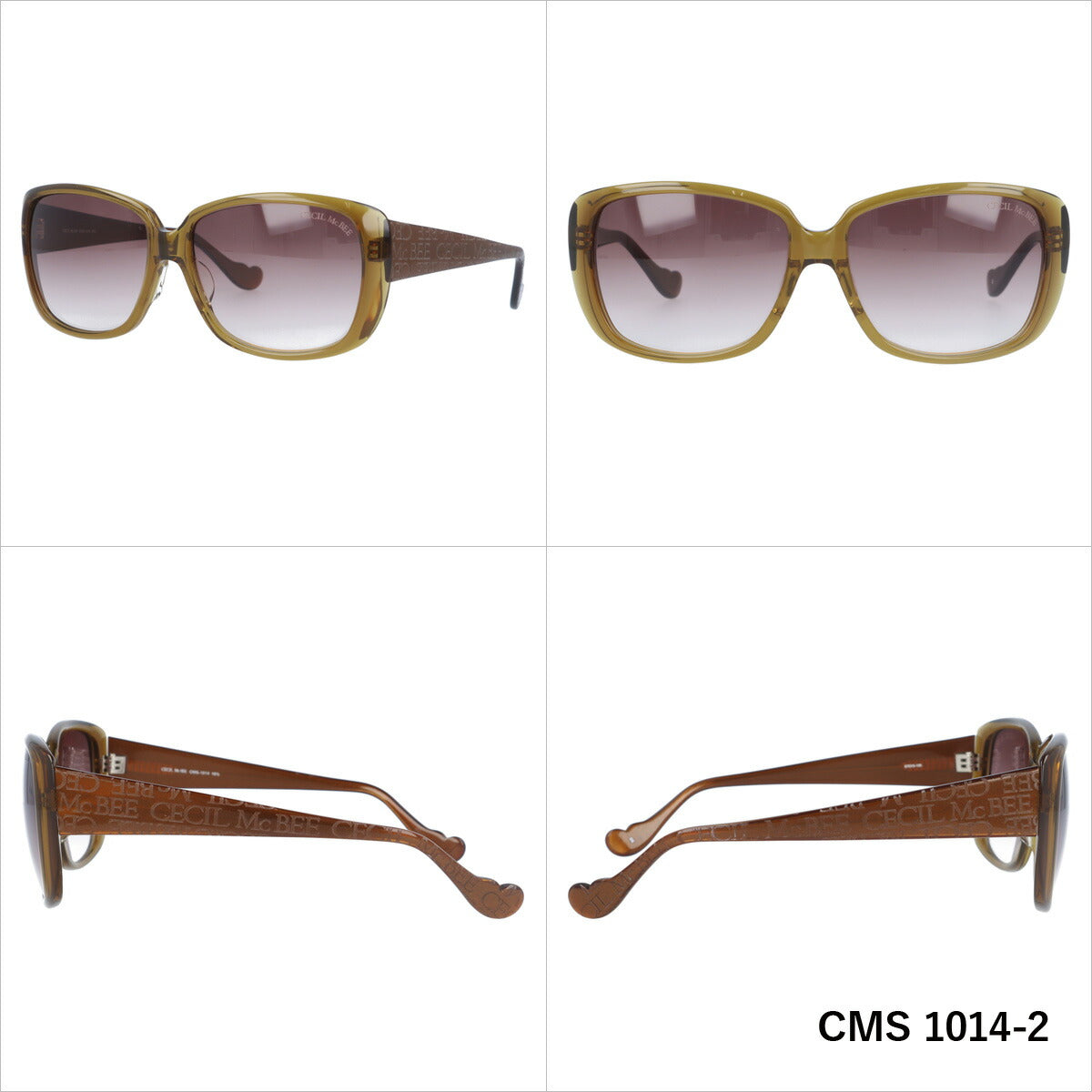 レディース サングラス CECIL McBEE セシルマクビー CMS 1014 全3色 57サイズ アジアンフィット 女性 UVカット 紫外線 対策 ブランド 眼鏡 メガネ アイウェア 人気 おすすめ ラッピング無料