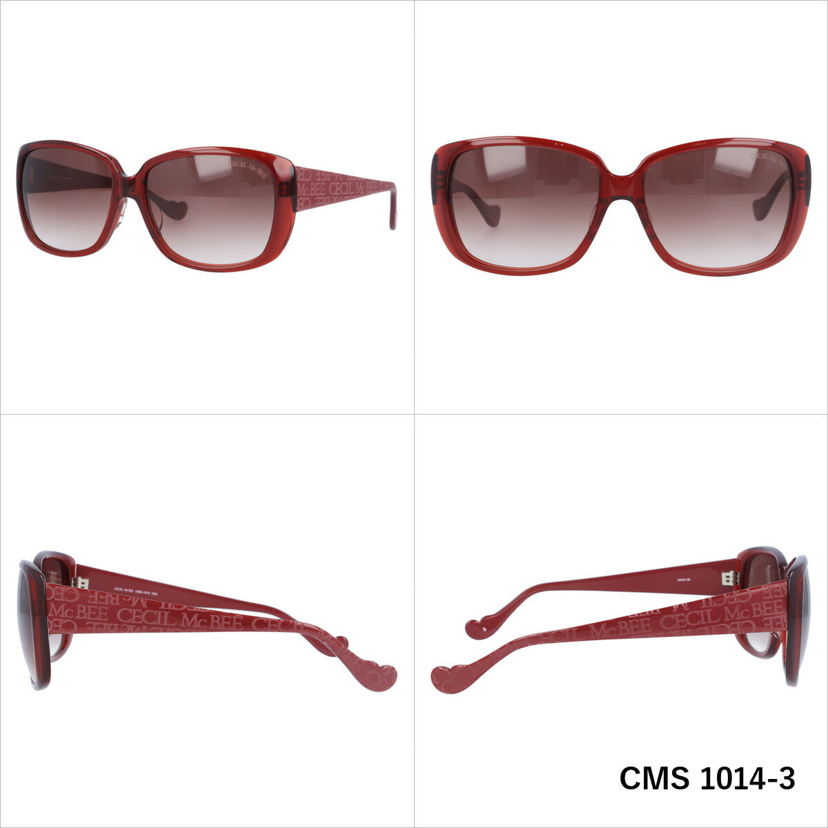 レディース サングラス CECIL McBEE セシルマクビー CMS 1014 全3色 57サイズ アジアンフィット 女性 UVカット 紫外線 対策 ブランド 眼鏡 メガネ アイウェア 人気 おすすめ ラッピング無料