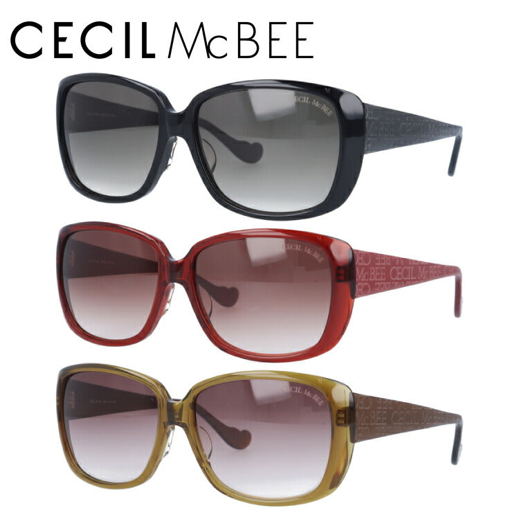 レディース サングラス CECIL McBEE セシルマクビー CMS 1014 全3色 57サイズ アジアンフィット 女性 UVカット 紫外線 対策 ブランド 眼鏡 メガネ アイウェア 人気 おすすめ ラッピング無料