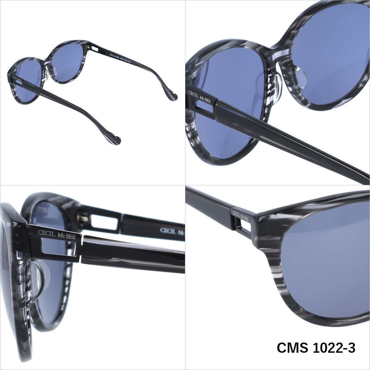 レディース サングラス CECIL McBEE セシルマクビー CMS 1022 全3色 57サイズ アジアンフィット 女性 UVカット 紫外線 対策 ブランド 眼鏡 メガネ アイウェア 人気 おすすめ ラッピング無料