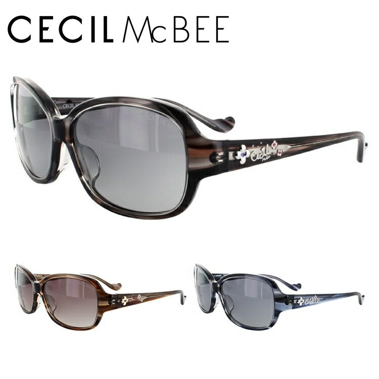 【送料無料】レディース サングラス CECIL McBEE セシルマクビー CMS 1034 全3色 57サイズ アジアンフィット 女性 UVカット 紫外線 対策 ブランド 眼鏡 メガネ アイウェア 人気 おすすめ ラッピング無料