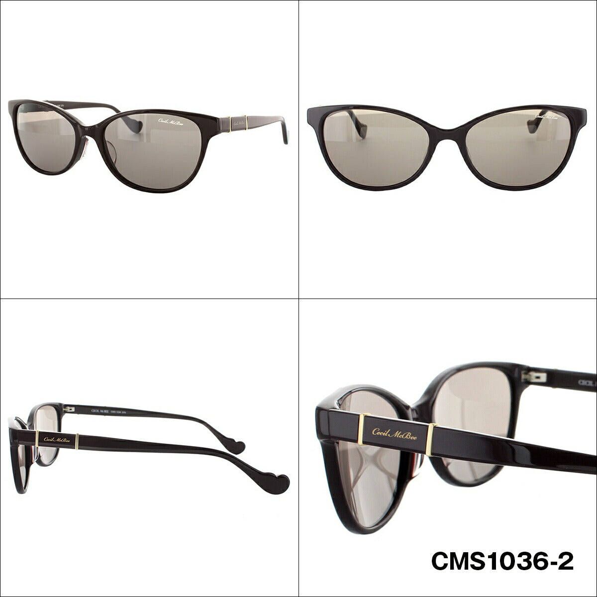 レディース サングラス CECIL McBEE セシルマクビー CMS 1036 全3色 56サイズ アジアンフィット 女性 UVカット 紫外線 対策 ブランド 眼鏡 メガネ アイウェア 人気 おすすめ ラッピング無料