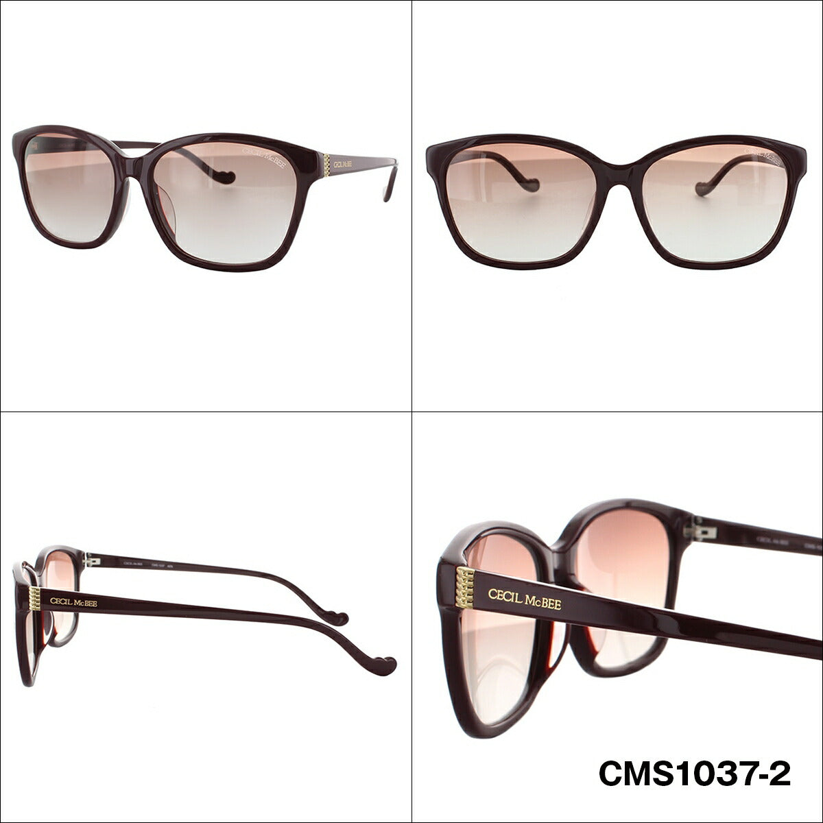 レディース サングラス CECIL McBEE セシルマクビー CMS 1037 全3色 55サイズ アジアンフィット 女性 UVカット 紫外線 対策 ブランド 眼鏡 メガネ アイウェア 人気 おすすめ ラッピング無料