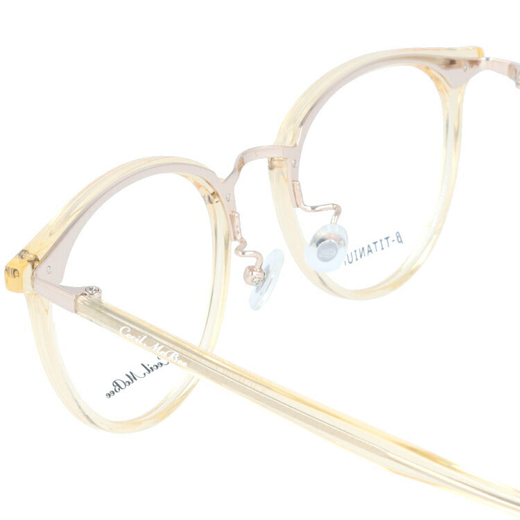 メガネ 眼鏡 度付き 度なし おしゃれ CECIL McBEE セシルマクビー CMF 7036-3 49サイズ ボストン型 レディース 女性 UVカット 紫外線 ブランド サングラス 伊達 ダテ|老眼鏡・PCレンズ・カラーレンズ・遠近両用対応可能 ラッピング無料