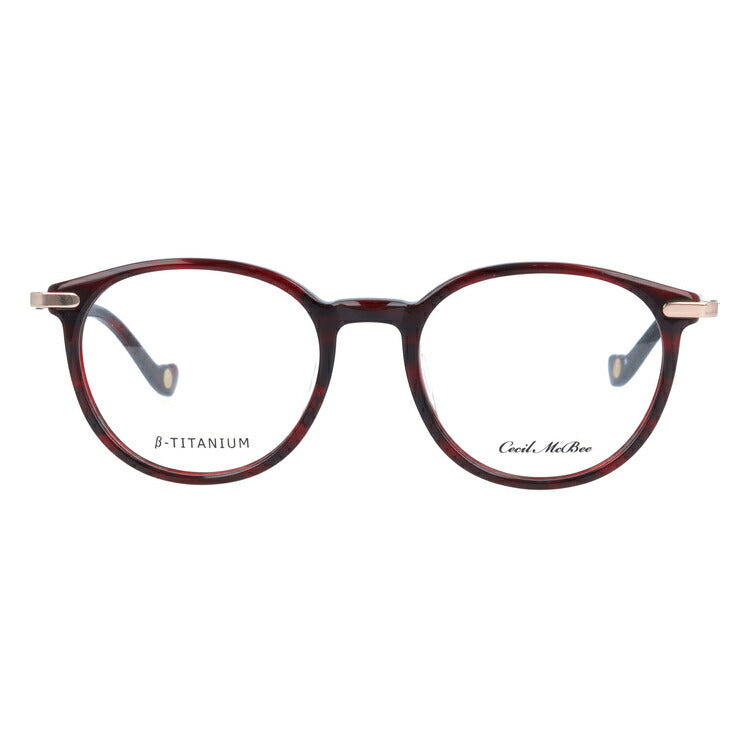メガネ 眼鏡 度付き 度なし おしゃれ CECIL McBEE セシルマクビー CMF 7037-3 49サイズ ボストン型 レディース 女性 UVカット 紫外線 ブランド サングラス 伊達 ダテ|老眼鏡・PCレンズ・カラーレンズ・遠近両用対応可能 ラッピング無料