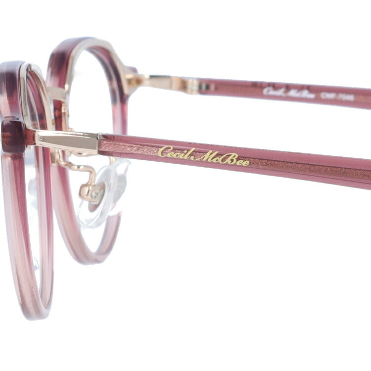 メガネ 眼鏡 度付き 度なし おしゃれ CECIL McBEE セシルマクビー CMF 7046-4 49サイズ ボストン型 レディース 女性 UVカット 紫外線 ブランド サングラス 伊達 ダテ|老眼鏡・PCレンズ・カラーレンズ・遠近両用対応可能 ラッピング無料