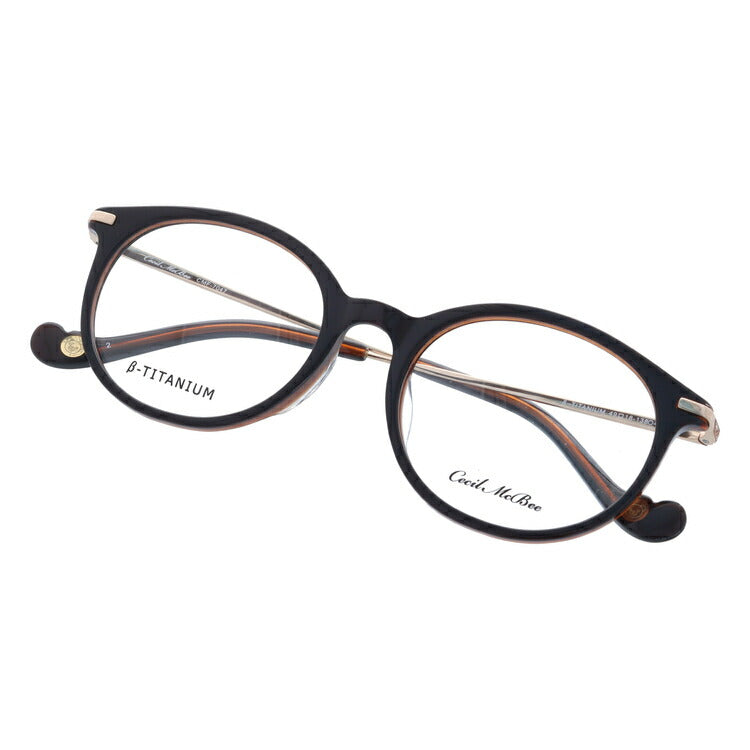 メガネ 眼鏡 度付き 度なし おしゃれ CECIL McBEE セシルマクビー CMF 7047-2 49サイズ ボストン型 レディース 女性 UVカット 紫外線 ブランド サングラス 伊達 ダテ|老眼鏡・PCレンズ・カラーレンズ・遠近両用対応可能 ラッピング無料