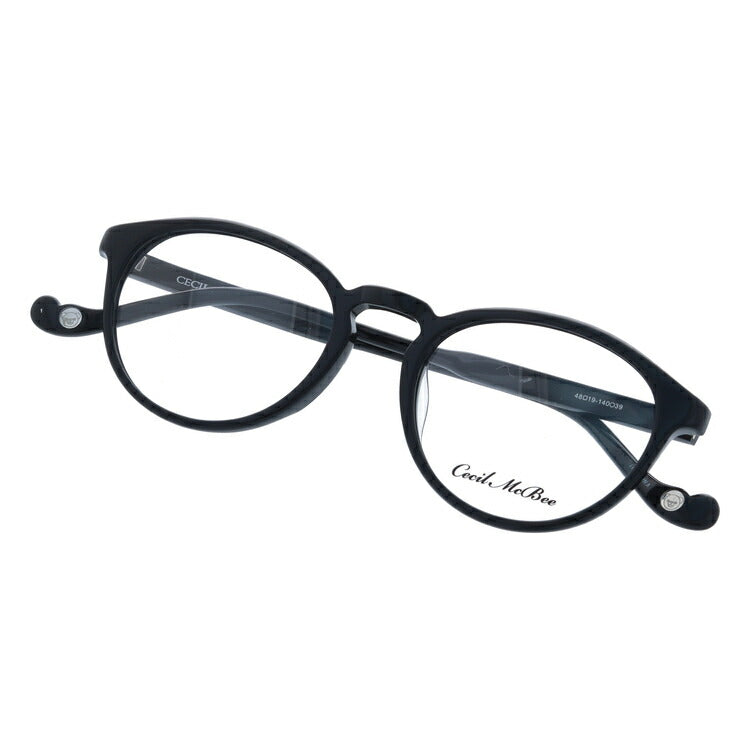 メガネ 眼鏡 度付き 度なし おしゃれ CECIL McBEE セシルマクビー CMF 7048-1 48サイズ ボストン型 レディース 女性 UVカット 紫外線 ブランド サングラス 伊達 ダテ|老眼鏡・PCレンズ・カラーレンズ・遠近両用対応可能 ラッピング無料