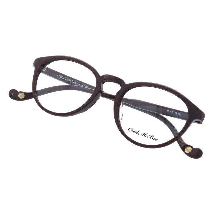 メガネ 眼鏡 度付き 度なし おしゃれ CECIL McBEE セシルマクビー CMF 7048-3 48サイズ ボストン型 レディース 女性 UVカット 紫外線 ブランド サングラス 伊達 ダテ|老眼鏡・PCレンズ・カラーレンズ・遠近両用対応可能 ラッピング無料