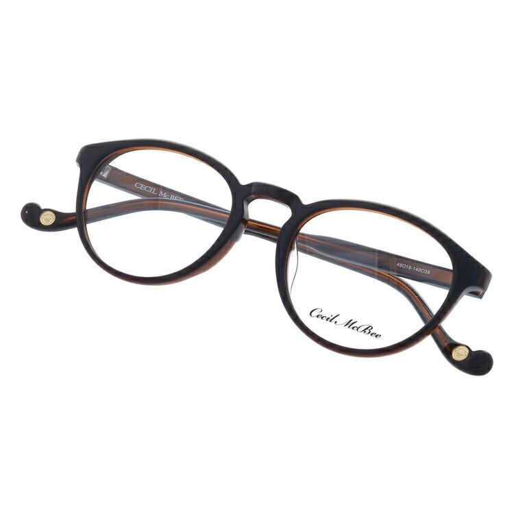 メガネ 眼鏡 度付き 度なし おしゃれ CECIL McBEE セシルマクビー CMF 7048-4 48サイズ ボストン型 レディース 女性 UVカット 紫外線 ブランド サングラス 伊達 ダテ|老眼鏡・PCレンズ・カラーレンズ・遠近両用対応可能 ラッピング無料