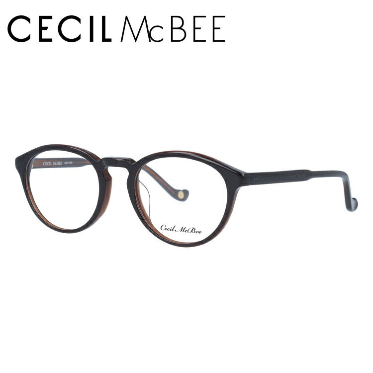 メガネ 眼鏡 度付き 度なし おしゃれ CECIL McBEE セシルマクビー CMF 7048-4 48サイズ ボストン型 レディース 女性 UVカット 紫外線 ブランド サングラス 伊達 ダテ｜老眼鏡・PCレンズ・カラーレンズ・遠近両用対応可能 ラッピング無料