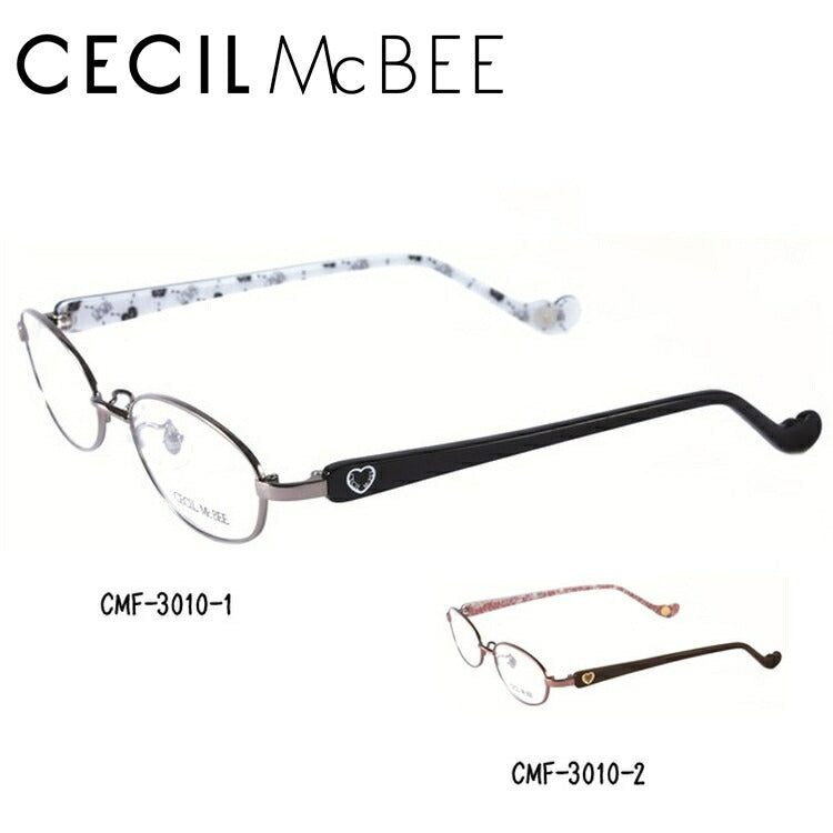 メガネ 眼鏡 度付き 度なし おしゃれ CECIL McBEE セシルマクビー CMF 3010 全2色 48サイズ レディース 女性 UVカット 紫外線 ブランド サングラス 伊達 ダテ|老眼鏡・PCレンズ・カラーレンズ・遠近両用対応可能 ラッピング無料