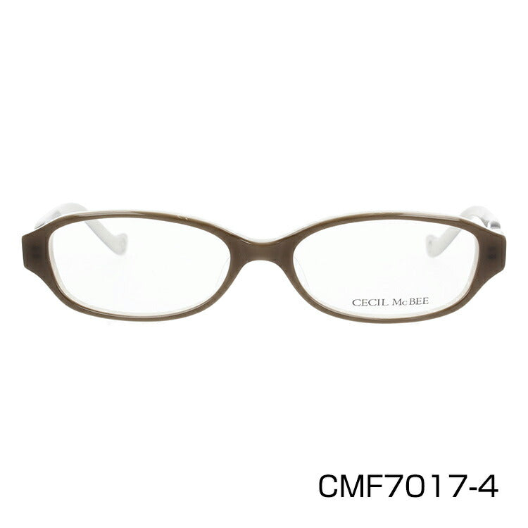 メガネ 眼鏡 度付き 度なし おしゃれ CECIL McBEE セシルマクビー CMF 7017 全4色 52サイズ オーバル型 レディース 女性 UVカット 紫外線 ブランド サングラス 伊達 ダテ|老眼鏡・PCレンズ・カラーレンズ・遠近両用対応可能 ラッピング無料