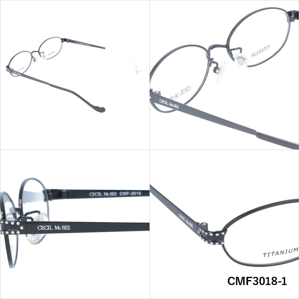 メガネ 眼鏡 度付き 度なし おしゃれ CECIL McBEE セシルマクビー CMF 3018 全4色 52サイズ レディース 女性 UVカット 紫外線 ブランド サングラス 伊達 ダテ|老眼鏡・PCレンズ・カラーレンズ・遠近両用対応可能 ラッピング無料
