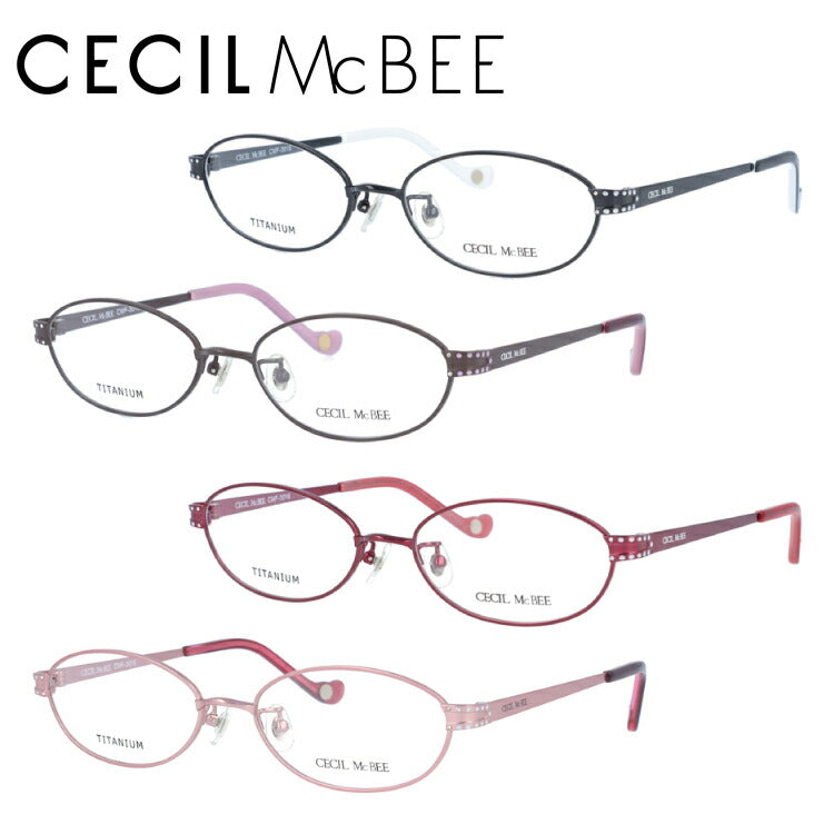 メガネ 眼鏡 度付き 度なし おしゃれ CECIL McBEE セシルマクビー CMF 3018 全4色 52サイズ レディース 女性 UVカット 紫外線 ブランド サングラス 伊達 ダテ|老眼鏡・PCレンズ・カラーレンズ・遠近両用対応可能 ラッピング無料