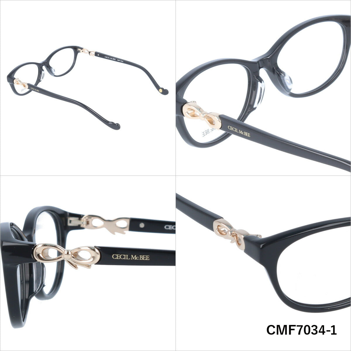メガネ 眼鏡 度付き 度なし おしゃれ CECIL McBEE セシルマクビー CMF 7034 全4色 52サイズ レディース 女性 UVカット 紫外線 ブランド サングラス 伊達 ダテ|老眼鏡・PCレンズ・カラーレンズ・遠近両用対応可能 ラッピング無料