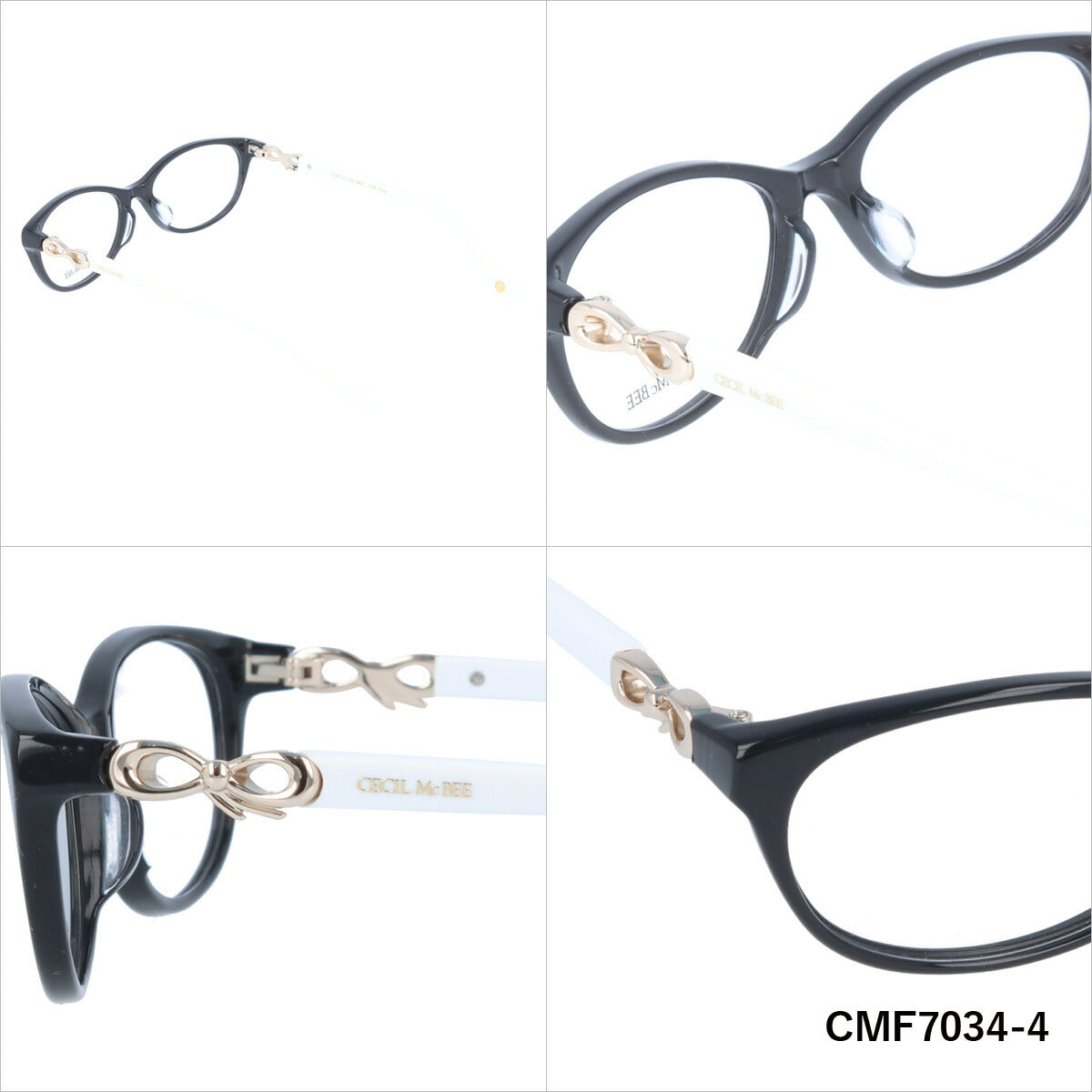 メガネ 眼鏡 度付き 度なし おしゃれ CECIL McBEE セシルマクビー CMF 7034 全4色 52サイズ レディース 女性 UVカット 紫外線 ブランド サングラス 伊達 ダテ|老眼鏡・PCレンズ・カラーレンズ・遠近両用対応可能 ラッピング無料