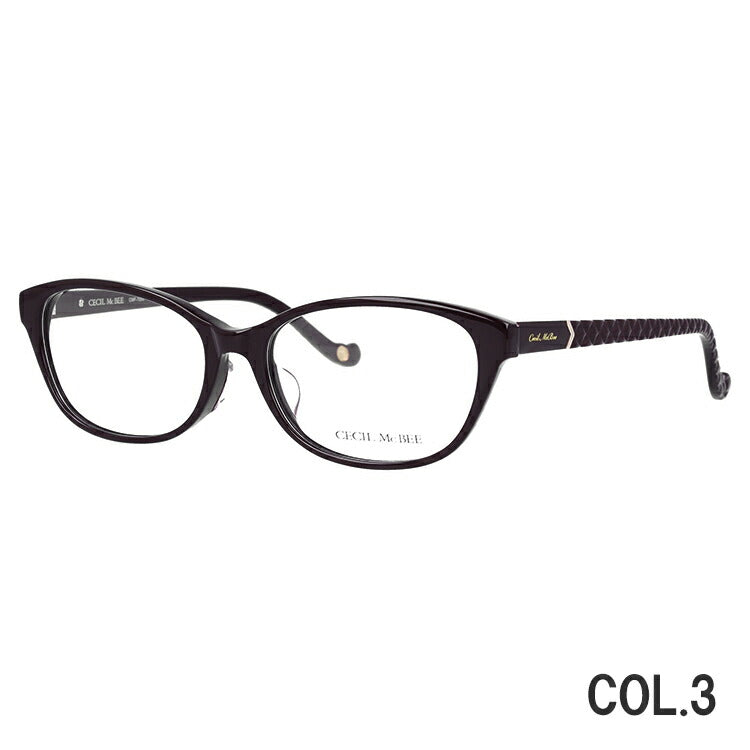 メガネ 眼鏡 度付き 度なし おしゃれ CECIL McBEE セシルマクビー CMF 7050 全4色 53サイズ オーバル型 レディース 女性 UVカット 紫外線 ブランド サングラス 伊達 ダテ|老眼鏡・PCレンズ・カラーレンズ・遠近両用対応可能 ラッピング無料