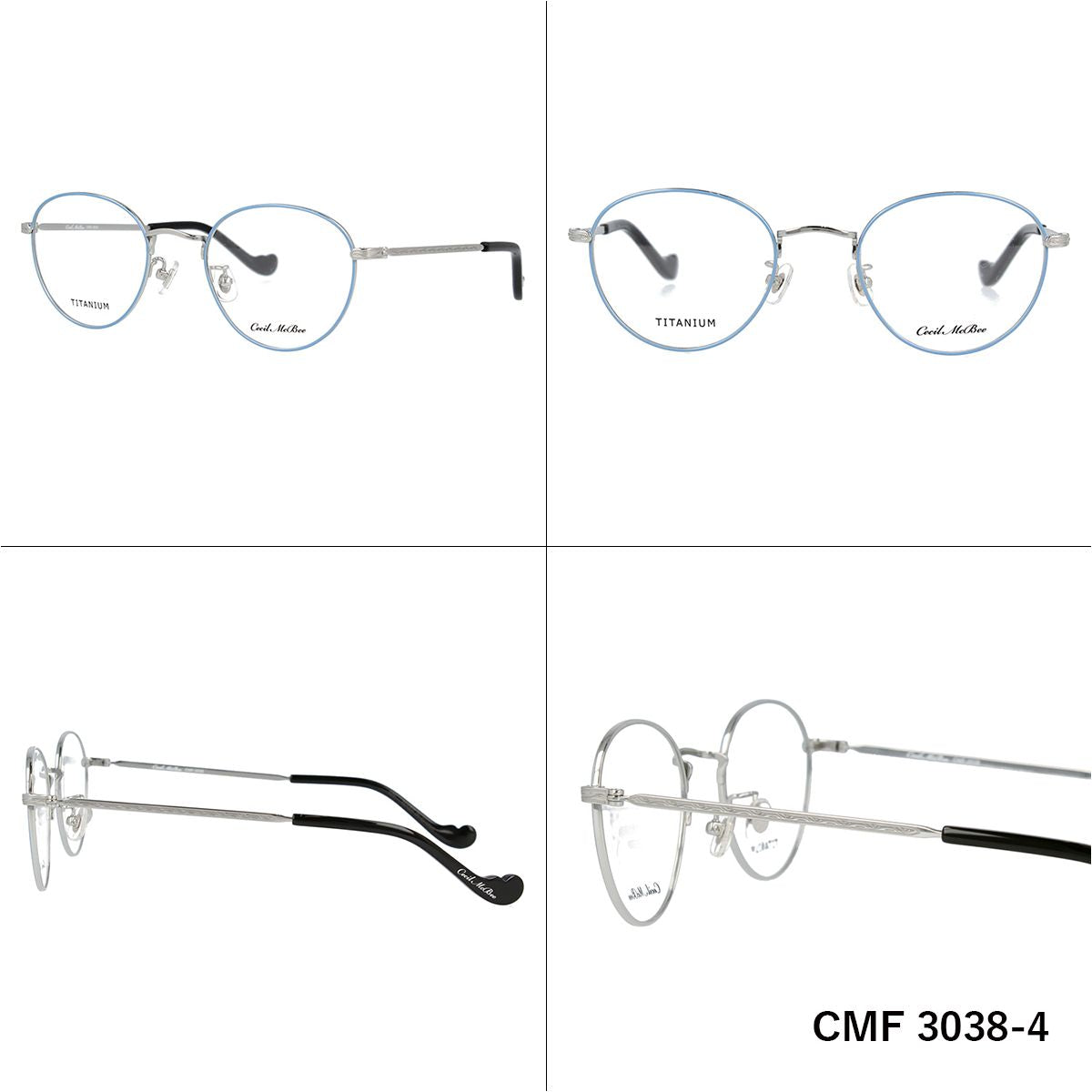 メガネ 眼鏡 度付き 度なし おしゃれ CECIL McBEE セシルマクビー CMF 3038 全4色 49サイズ ラウンド型 レディース 女性 UVカット 紫外線 ブランド サングラス 伊達 ダテ|老眼鏡・PCレンズ・カラーレンズ・遠近両用対応可能 ラッピング無料