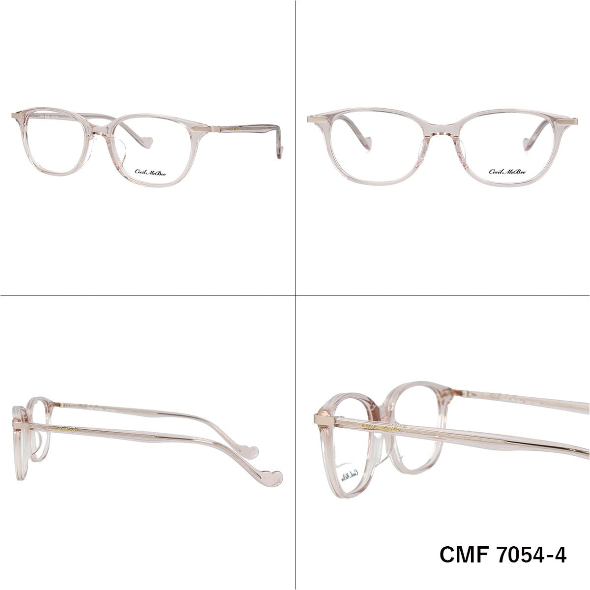 メガネ 眼鏡 度付き 度なし おしゃれ CECIL McBEE セシルマクビー CMF 7054 全4色 49サイズ ウェリントン型 レディース 女性 UVカット 紫外線 ブランド サングラス 伊達 ダテ|老眼鏡・PCレンズ・カラーレンズ・遠近両用対応可能 ラッピング無料