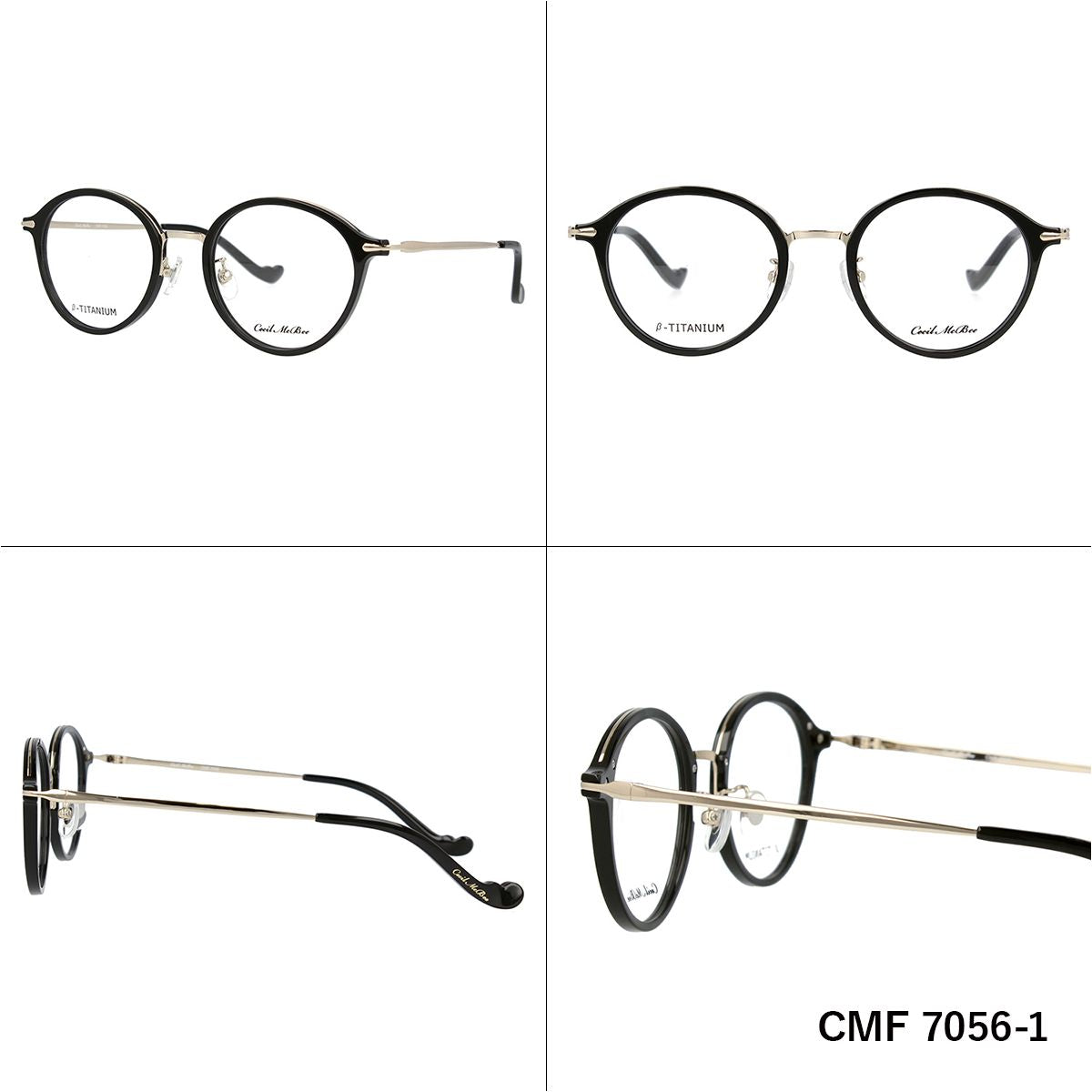 メガネ 眼鏡 度付き 度なし おしゃれ CECIL McBEE セシルマクビー CMF 7056 全4色 49サイズ ラウンド型 レディース 女性 UVカット 紫外線 ブランド サングラス 伊達 ダテ|老眼鏡・PCレンズ・カラーレンズ・遠近両用対応可能 ラッピング無料